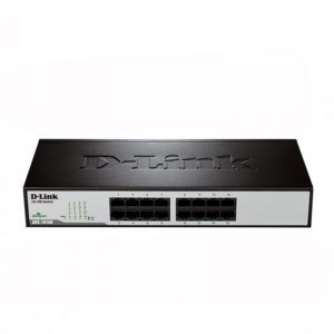 D-LINK DES-1016D 16-port 10/100M Unmanaged Standalone Switch (Metal)