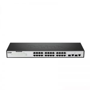 D-LINK DES-1026G 24-Port 10/100 Mbps Switch with 2 Gigabit Copper/SFP Ports(Metal)