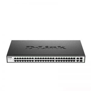 D-LINK DES-1050G 48-Port 10/100M + 2-Port 10/100/1000BASE-T Unmanaged Standalone Switch (Metal)