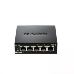D-LINK DGS-105 5-port 10/100/1000M Unmanaged Switch (Metal)