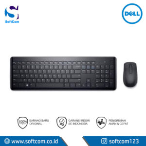 Keyboard + Mouse Wireless Dell KM636 Black
