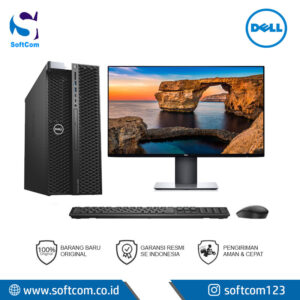 PC Dell Precision 5820 Tower /Intel Xeon W-2223/16GB/1TB/VGA 5GB/24"/Win 10 Pro/Black