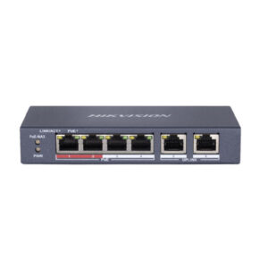 Hikvision 4 Port Fast Ethernet Unmanaged POE Switch [DS-3E0106P-E/M]