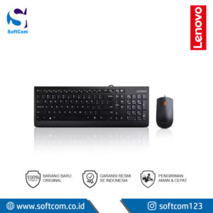 LENOVO 300 USB Keyboard+Mouse Combo Lenovo (GX30M39606) Black