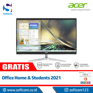 PC Acer Aspire AIO C27-1751 /Core i7-1260P/8GB/512GB SSD/MX550 2GB/27" FHD IPS/Win 11 Home+OHS 2021/Black