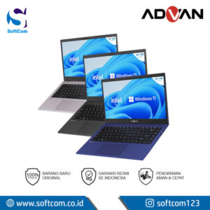 Advan Soulmate SG14S01A /Celeron N4020/4GB/128GB eMMC + 240GB SSD/14" HD/Win 11 Home/Blue