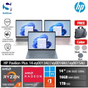 HP Pavilion Plus 14 ey0013AU ey0014AU ey0015AU/Ryzen 7-7840U/16GB/1TB SSD/14" 2.8K OLED/Win 11 Home+OHS 2021 [ 14-ey0013AU | 14-ey0014AU | 14-ey0015AU ]