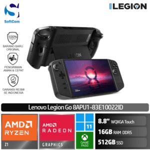 Lenovo Legion Go 8APU1-83E10022ID Gaming HandHeld /Ryzen Z1 Extreme/16GB/512GB SSD/8.8" WQXGA Touch 144Hz/Win 11 Home/Shadow Black