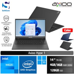 Axioo Hype 1 N4020/4GB-8GB/128GB SSD/14" HD/W11