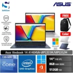 Asus Vivobook 14 A1404VA VIPS3851M VIPS3852M VIPS3853M /Core i3-1315U/8GB/512GB SSD/14" FHD IPS/Win 11 Home+OHM 2024+M365/ [A1404VA-VIPS3851M | A1404VA-VIPS3852M | A1404VA-VIPS3853M ]