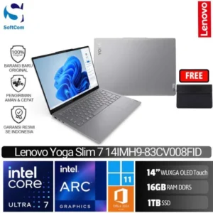 Lenovo Yoga Slim 7 14IMH9-83CV008FID/Ultra 7 155H/16GB/1TB SSD/14" WUXGA OLED Touch/Win 11 Home+OHM 2024/Luna Grey