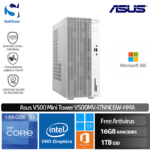 Asus V500 Mini Tower V500MV-I7NNC6W-HMA/Intel Core i7-13620H/16GB/1TB SSD/Win 11 Home + OHM 2024 + M365-White