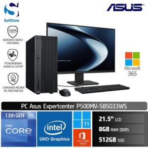PC Asus Expertcenter P500MV 585033WS/Intel Core i5-13420H/8GB/512GB SSD/21.5"/Win 11 Home + OHM 2024 + M365/ Grey