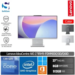 PC Lenovo IdeaCentre AIO 27IRH9 Q5ID Q6ID/Core i5-13420H/8GB/512GB SSD/27" FHD IPS/Win 11 Home+OHM 2024+M365/ [ F0HM00Q5ID | F0HM00Q6ID ]