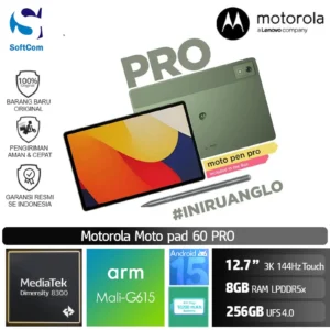 Motorola Moto pad 60 PRO MD 8300/8GB/256GB UFS 4.0/12.7"3K 144Hz/Android 15