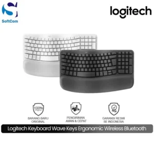 LOGITECH Keyboard Wave Keys Ergonomic Wireless Bluetooth