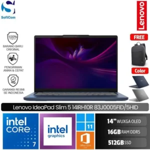 Lenovo IdeaPad Slim 5 14IRH10 5FID 5HID/Intel Core 7-240H/16GB/512GB SSD/14" WUXGA OLED/Win 11 Home + OHM 2024 + M365/[83J0005HID | 83J0005FID]
