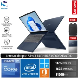 Lenovo IdeaPad Slim 3 14IRH10 BXID C0ID/Intel Core i7-13620H/16GB/512GB SSD/14" WUXGA IPS/Win 11 Home+OHM 2024+M365 [83K000BXID | 83K000C0ID]