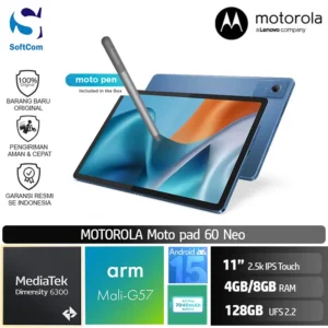 Motorola Moto pad 60 Neo MD 6300/4GB-8GB/128GB UFS/11" 2.5K Touch/Android 15