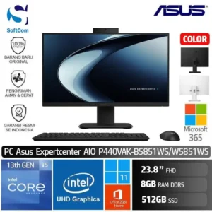 PC Asus ExpertCenter P400 AIO P440VAK-B5851WS W5851WS/Intel Core i5-13420H/8GB/512GB SSD/23.8" FHD/Win 11 Home + OHM 2024 + M365