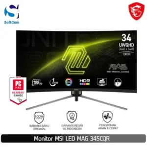 Monitor MSI LED MAG 345CQR 34 Inch Curved UWQHD 180Hz