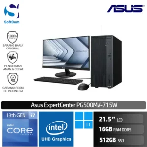 PC Asus Expertcenter PG500MV 715W/Intel Core i7-13620H/16GB/512GB SSD/21.5" LCD/Win 11 Home / Grey