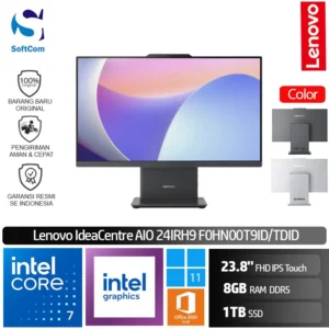 PC Lenovo IdeaCentre AIO 24IRH9 T9ID TDID/Intel Core 7-240H/8GB/1TB SSD/23.8" FHD Touch/Windows 11 Home+ OHM 2024+ M365 [F0HN00T9ID | F0HN00TDID]