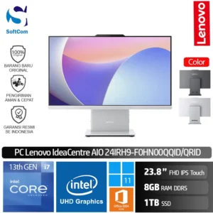 PC Lenovo IdeaCentre AIO 24IRH9 QQID QRID/Core i7-13620H/8GB/1TB SSD/23.8" FHD IPS Touch/Win 11 Home+OHM 2024+M365 [F0HN00QQID | F0HN00QRID]