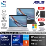 Asus Expertbook Ultra B9406CAA THX7312WS THX7313WS/Intel Core Ultra X7-358H/32GB/1TB SSD /14" WQXGA+ OLED Touch/Win 11 Home+OHM 2024+ M365 [B9406CAA-THX7312WS | B9406CAA-THX7313WS]